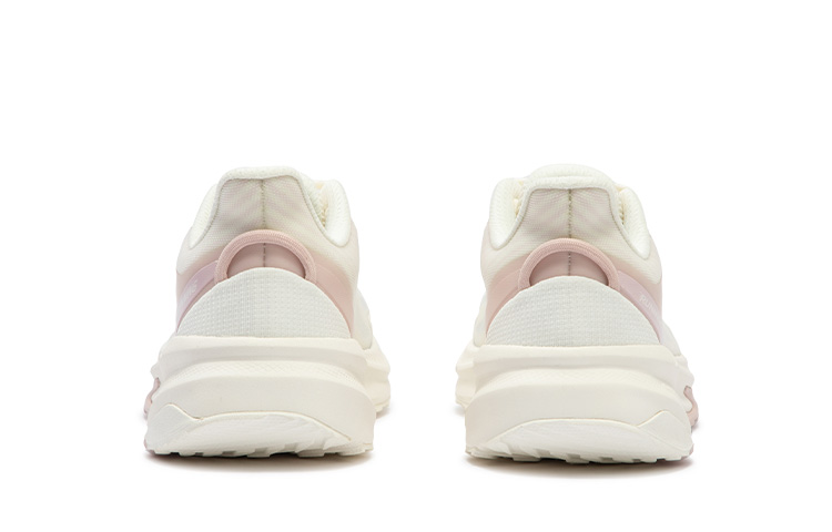 361° Cushioned Slip Resistant Abrasion Resistant Low Top Casual Running Shoes Women's White Pink