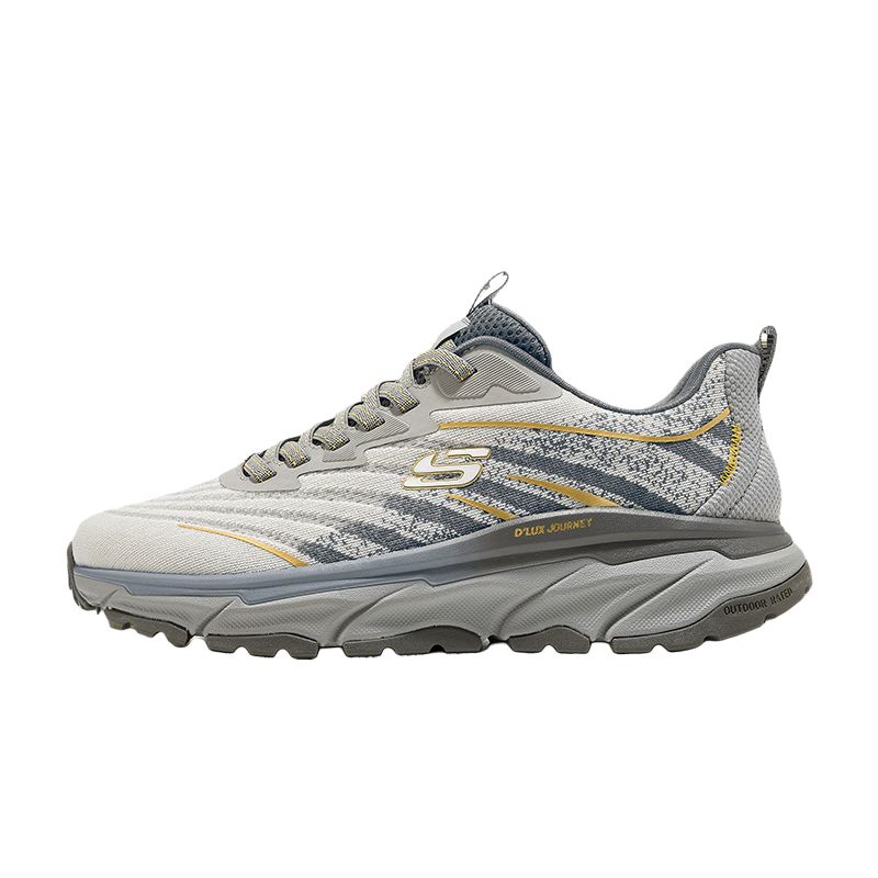 Skechers Sport Abrasion-Resistant Low-Top Outdoor Shoes Men's Gray