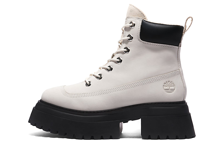 Timberland Addis Ababa Sky 6 Inch Lace-Up Short Outdoor Boots Women's White Black