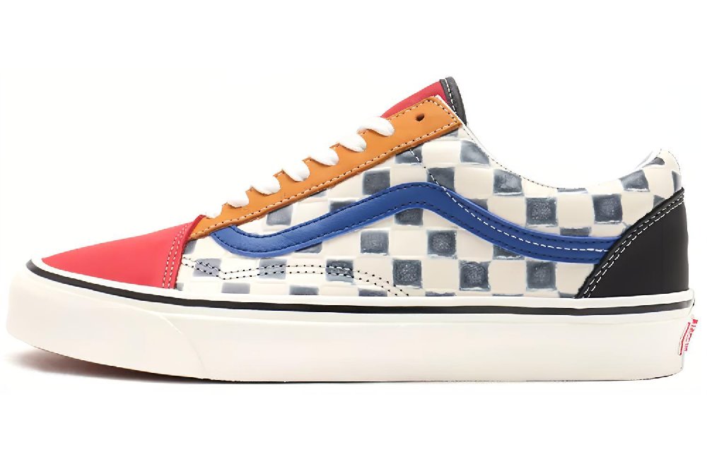Vans Unisex Old Skool 36 Dx Low Top Sneakers Purple/Red/White