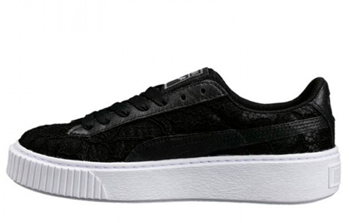 PUMA Basket Platform Fo 'Black' Women's