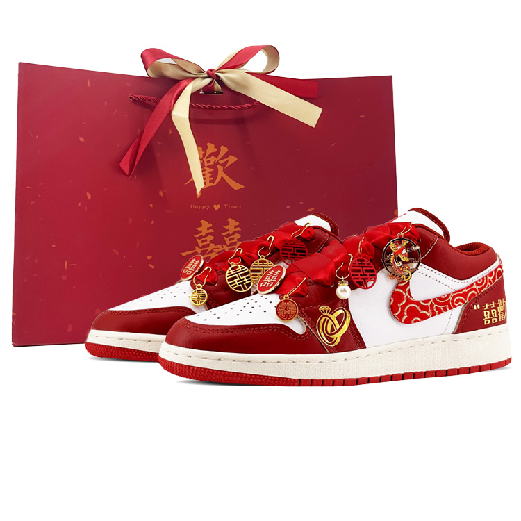 Jordan Air Jordan 1 Vintage Basketball Shoes Unisex Low Top White