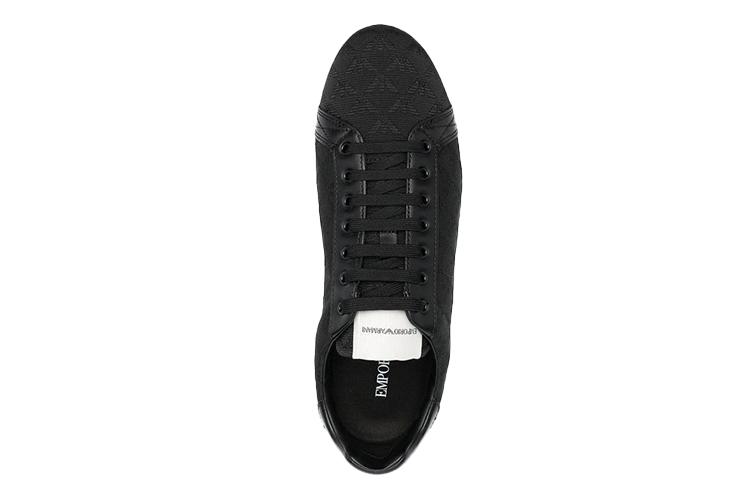 EMPORIO ARMANI Logo Printed Lace Up Sneakers купить в интернет-магазине Yoocart с быстрой доставкой по России.