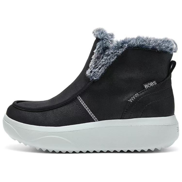 Skechers Bob's Short Snow Boots Women's Black