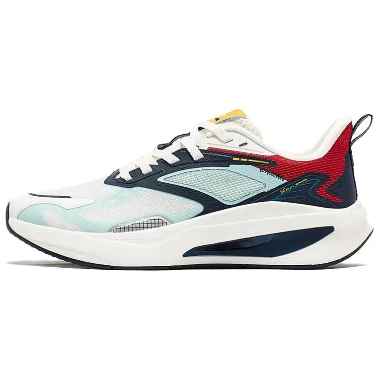 361° Anti Slip Wear Resistant Low Top Running Shoes Men's Blue Red