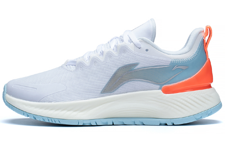 LiNing YueYing Element Anti Slip Wear Resistant Low Top LIGHT FOAM Running Shoes Women's Standard White