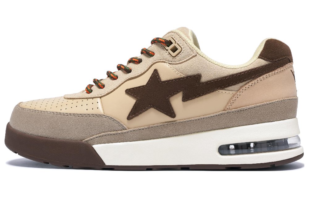 A BATHING APE® Road STA #1 Leather Sneakers