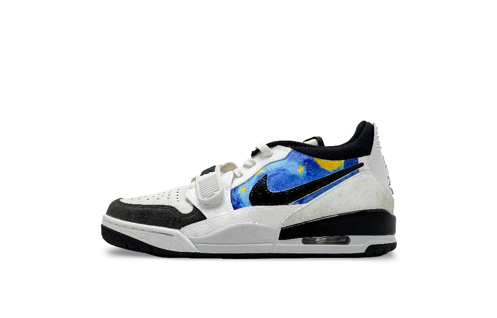 Jordan Legacy 312 Low Top Vintage Basketball Shoes Men's Black