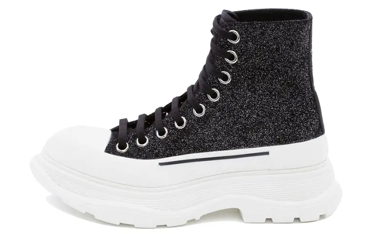 Alexander McQueen Tread Slick Boot 'Galaxy Black' Women's