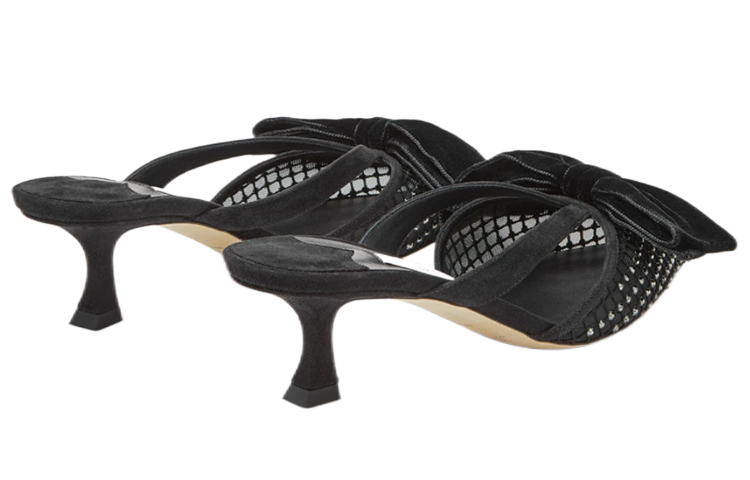 Jimmy Choo Flaca Closed Toe Slippers Women's Black
