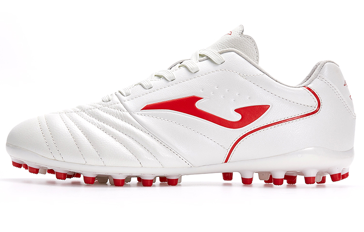 Joma Aguila MG Rubber Short Studs Artificial Ground Abrasion Resistant Coverage Soccer Shoes Men's White Red