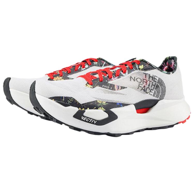 THE NORTH FACE VECTIV Pro 3 Abrasion Resistant Breathable Rebound Low top Running Shoes Unisex Snow Peak White