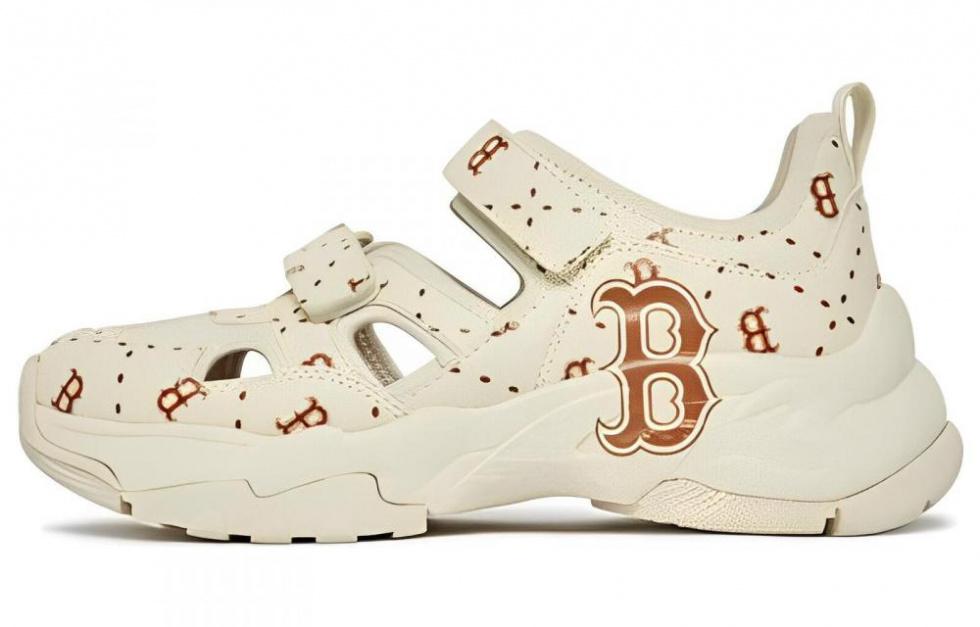 MLB Sandal Chunky Mask Sports Sandals Unisex Beige Brown
