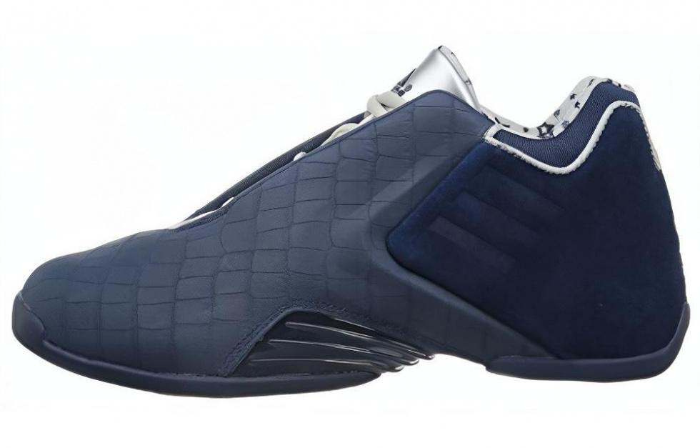 Adidas T Mac 3 Tracy McGrady 3 Non-slip Lightweight Low-Top Basketball Shoes Men's Blue