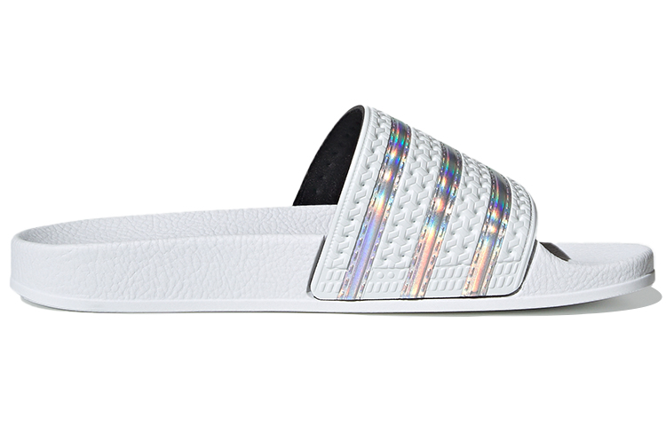Adidas Adilette Slide 'White Iridescent' Women's купить в интернет-магазине Yoocart с быстрой доставкой по России.