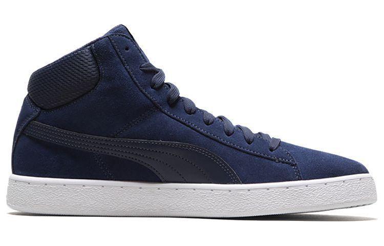 PUMA 1948 Mid Blue/White/Gold Mid Casual Board Shoes