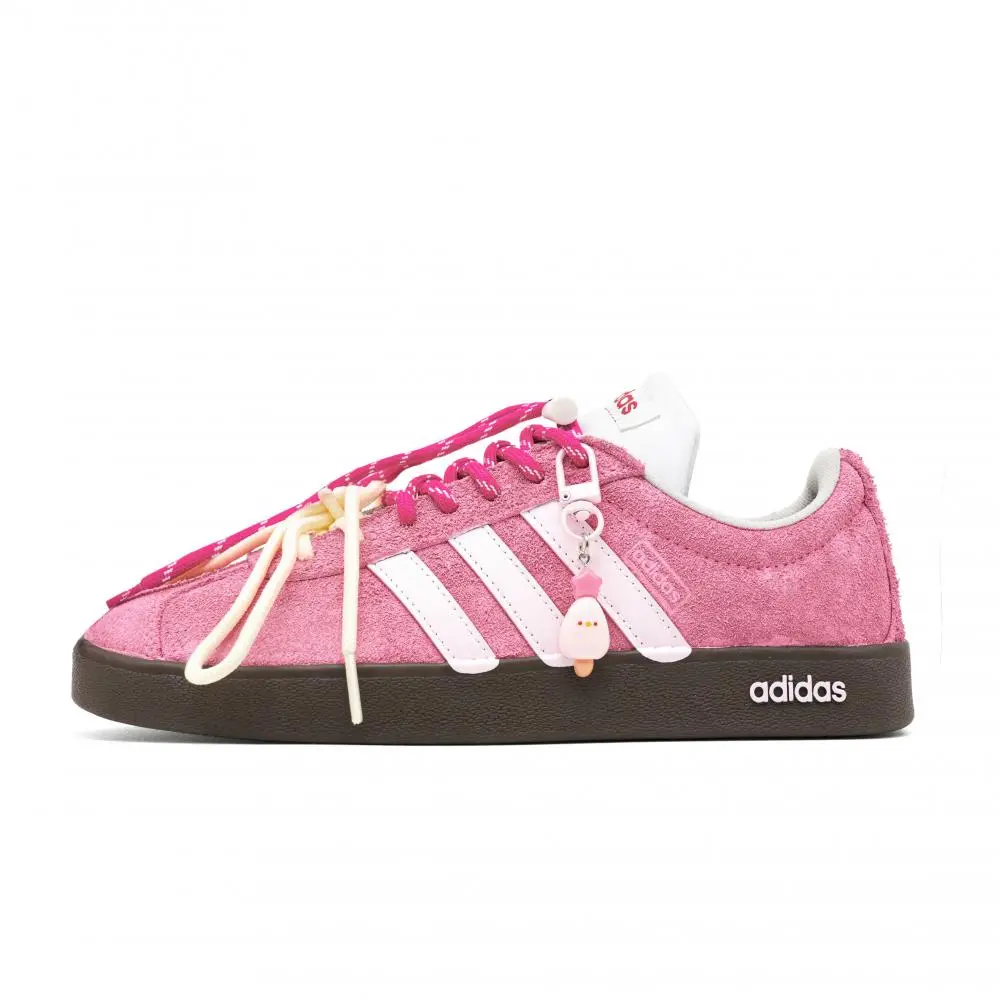 Adidas VL COURT 2.0 Lifestyle Strawberry Cheese Low top Skateboard Shoes Unisex Pink