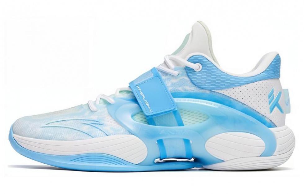ANTA KT-SPLASH-V Basketball Shoes Men Low-Top Blue/White