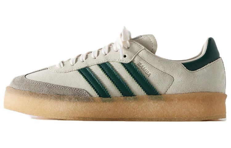 Adidas Clarks 8th Street Samba By Ronnie Fieg Chalk White Green