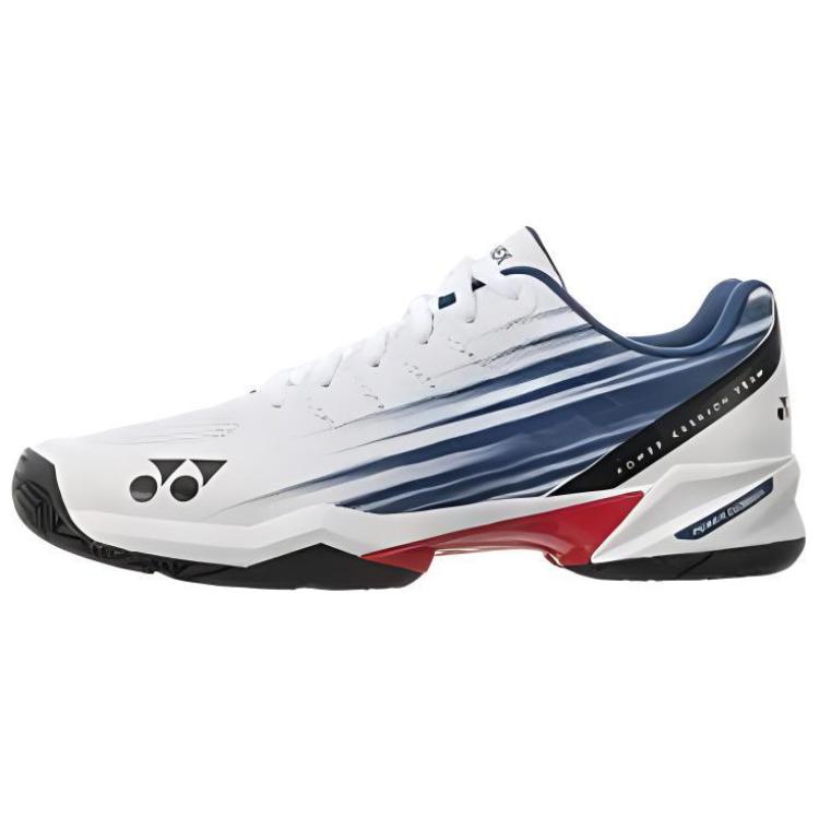 YONEX Power Cushion Cushioned Slip-Resistant Low-Top Tennis Shoes Unisex White Blue