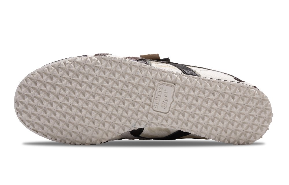 Onitsuka Tiger MEXICO 66 Heart In A Muddle Durable Breathable Lightweight Low-Top Casual Shoes Unisex Gray Coffee