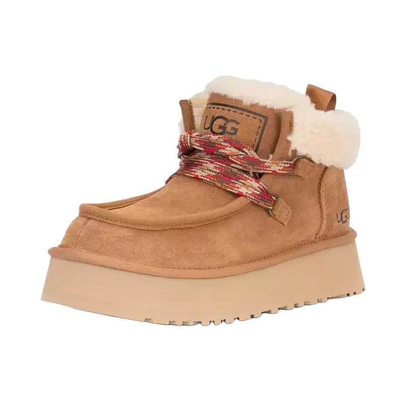 UGG Warm And Wear-Resistant Short Snow Boots Women's Chestnut