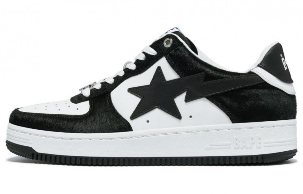 A BATHING APE Bape Sta Beige Calf Hair