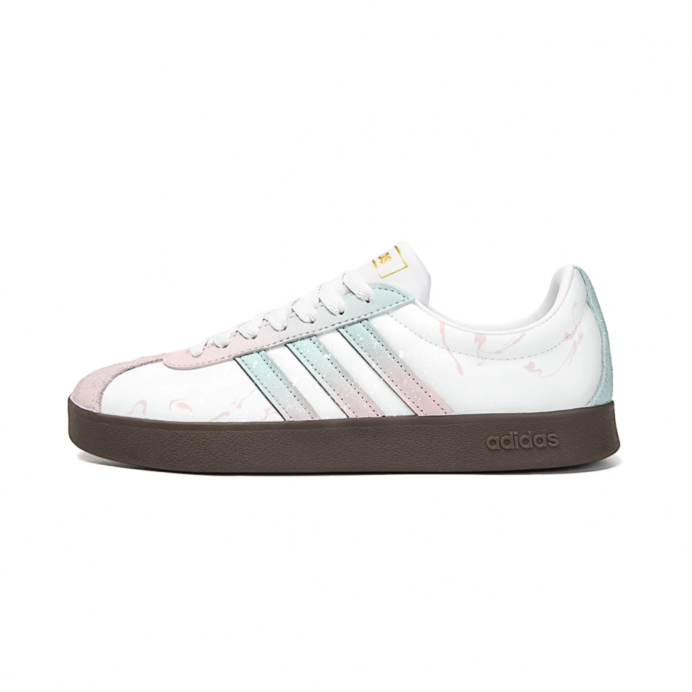 Adidas Neo VL Court 2.0 Skateboard Shoes Unisex Low top White/Green/Pink