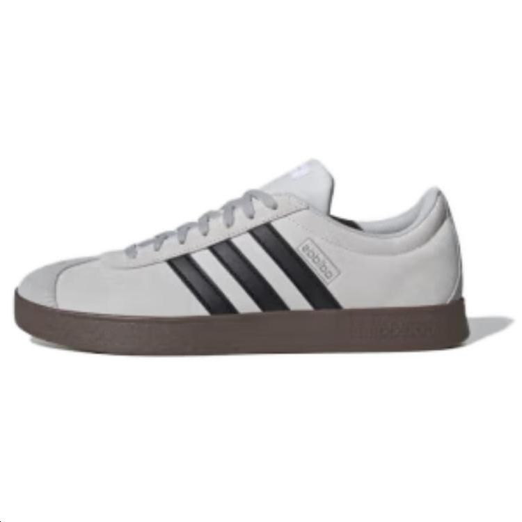 Adidas VL COURT 2.0 Low top Skateboard Shoes Unisex Gray Black Silver