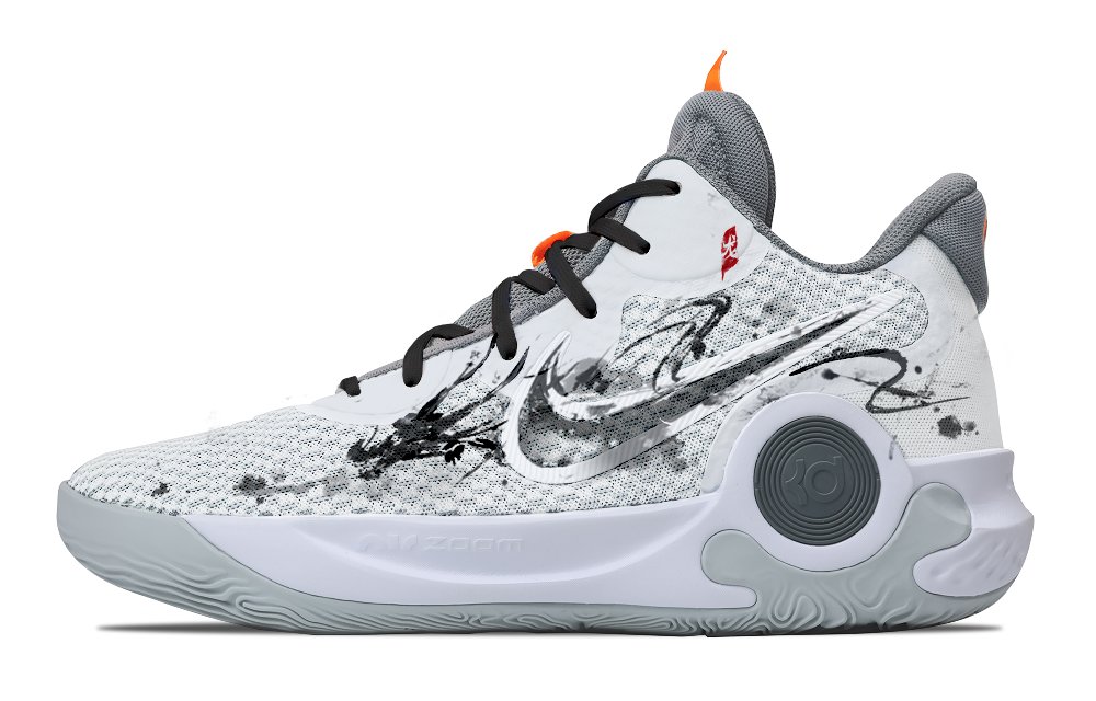 Nike KD Trey 5 IX Basketball Shoes Unisex Mid-Top Black/White/Gray/Red