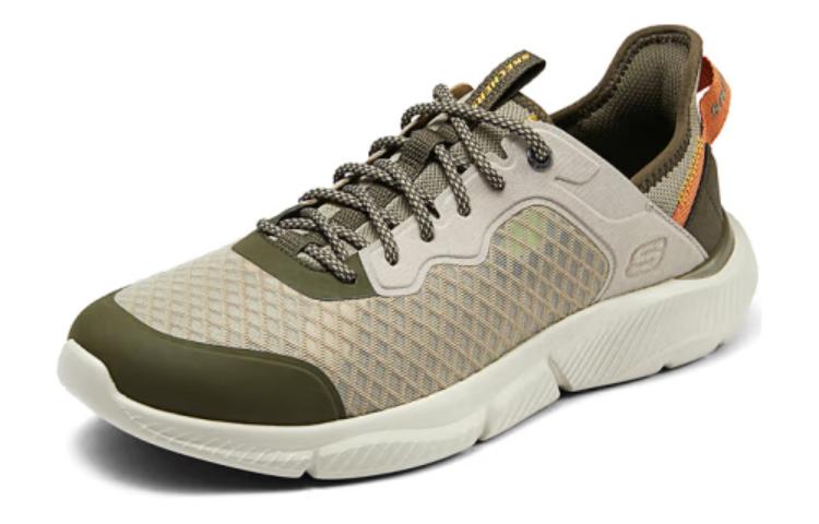 Skechers Ingram Cushioning Abrasion Resistant Breathable Coverage Support Rebound Mid top Casual Shoes Men's Gray Green купить в интернет-магазине Yoocart с быстрой доставкой по России.