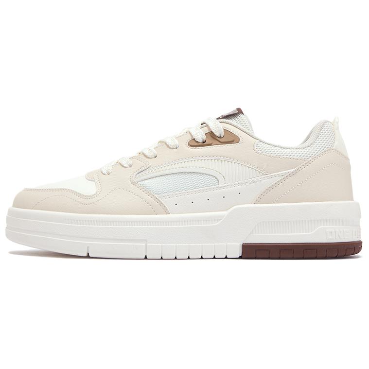 361° Slip Resistant Waterproof Abrasion Resistant Low top Skateboard Shoes Men's Feather White Oat Milk