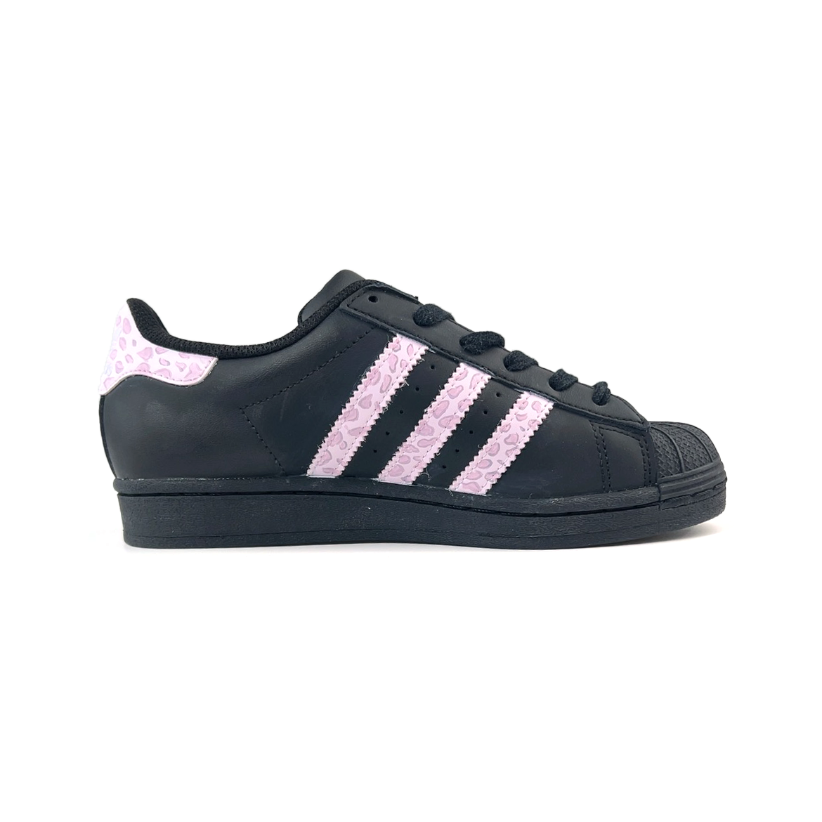 Adidas Originals SUPERSTAR Sweet Pink Leopard Anti Slip Wear Resistant Low Top Skateboard Shoes Unisex Black Pink купить в интернет-магазине Yoocart с быстрой доставкой по России.
