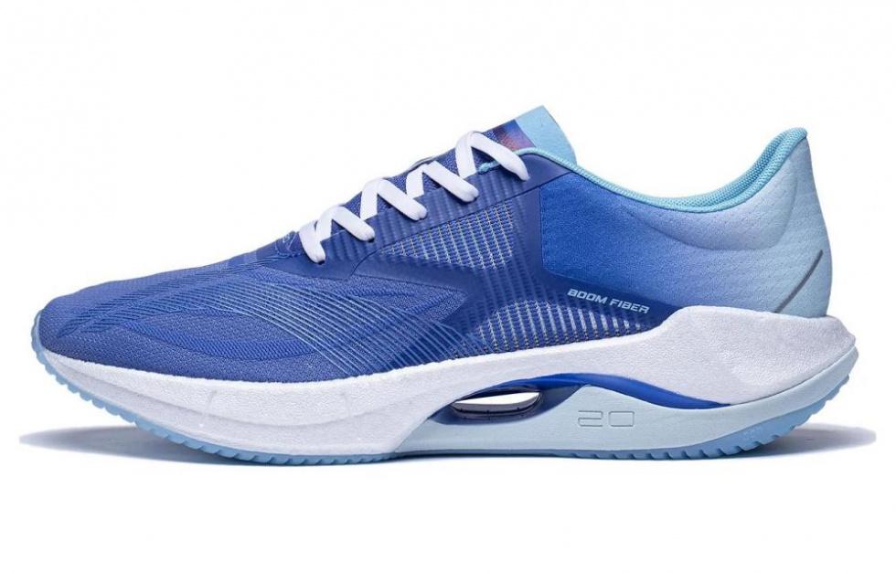 LiNing Super Light 20 Slip-Resistant Low-Top Running Shoes Men's Blue