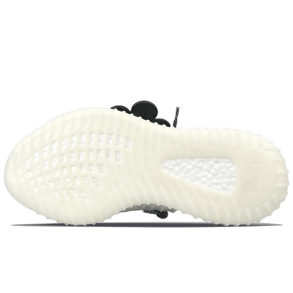 Adidas Originals Yeezy Boost 350 V2 Abrasion Resistant Slip Resistant Low Top Casual Shoes Unisex Gray White