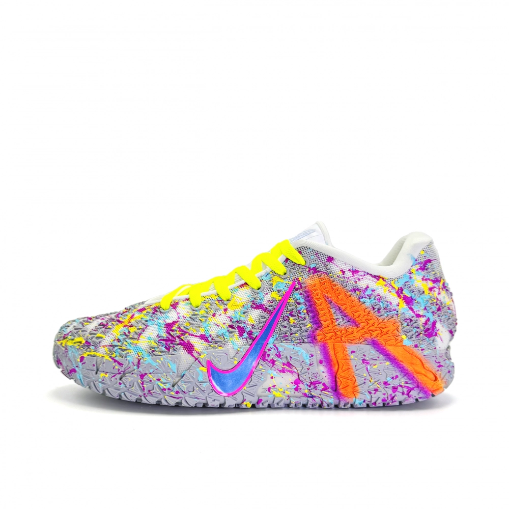 Nike Ja Morant 3 Explosion Graffiti Low top Basketball Shoes Unisex Multicolor