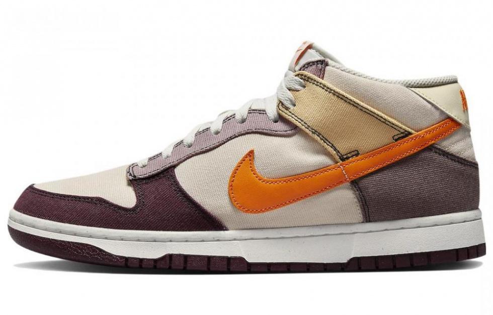 Nike Dunk Mid Coconut Milk Plum Orange