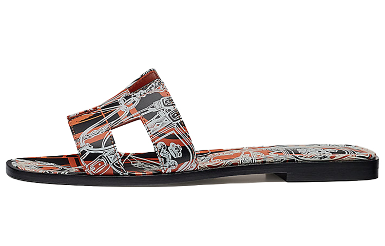 HERMES Oran Slide Slippers Women's Multicolor