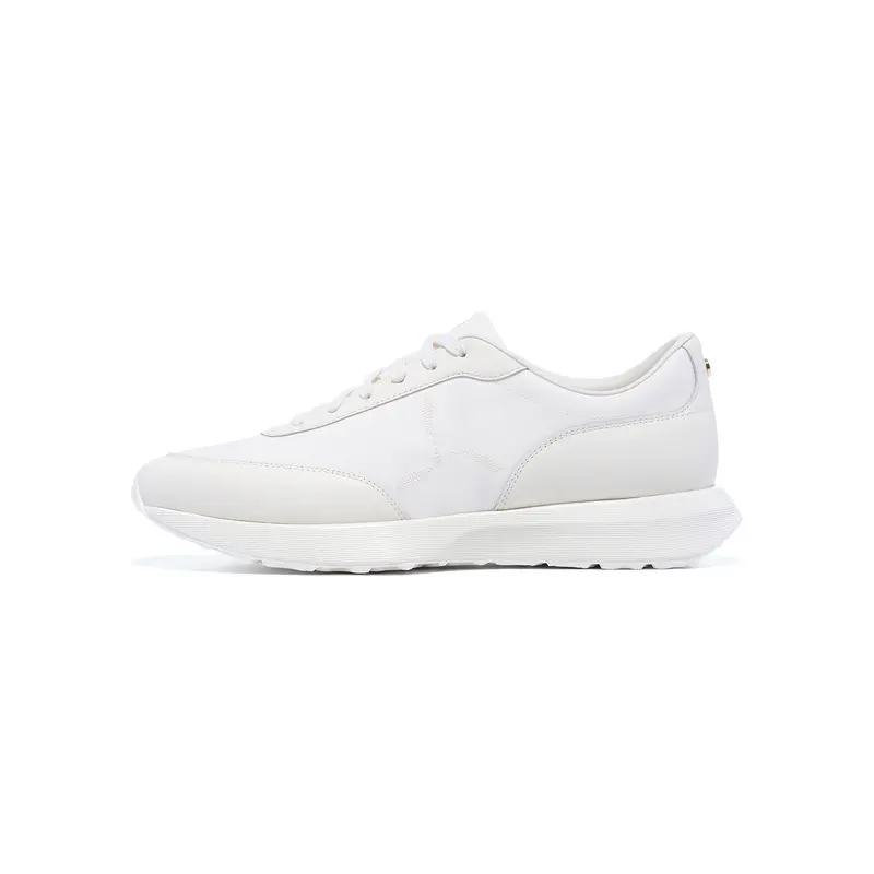 LI NING 1990 Abrasion Resistant Breathable Low top Casual Shoes Men's Ecru