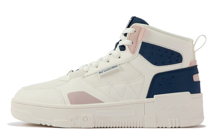 361° Slip Resistant, Abrasion Resistant, Thermal Mid Top Casual Shoes Women's Feather White Industrial Blue