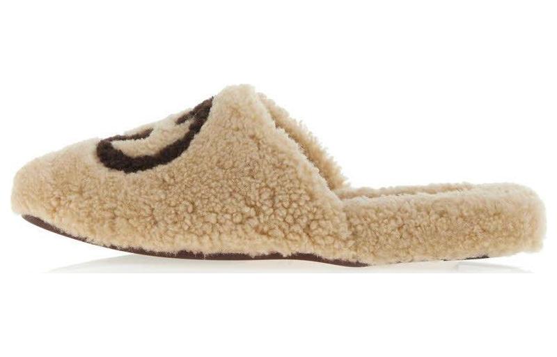 GUCCI Women's Faux Shearling Slipper 'Butterscotch' Women's