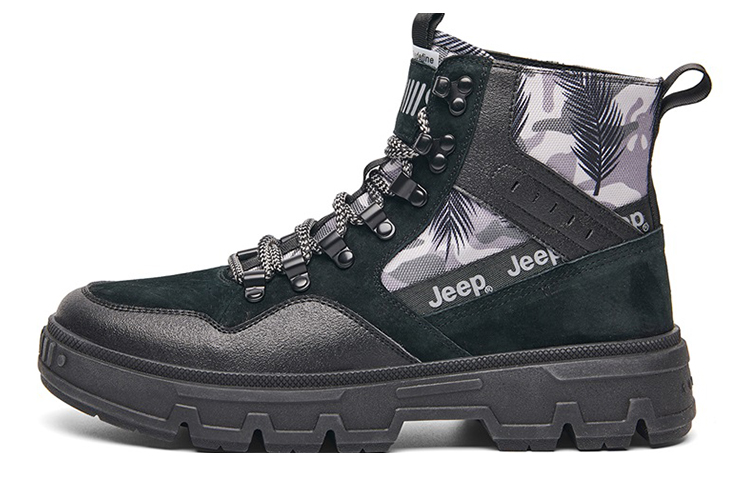 Jeep Outdoor Boots Men Black