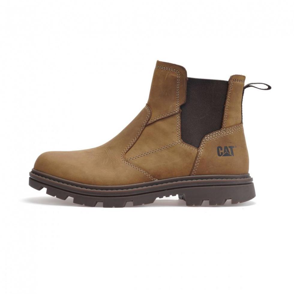 CAT Practitioner Short Chelsea Boots Men's Brown
