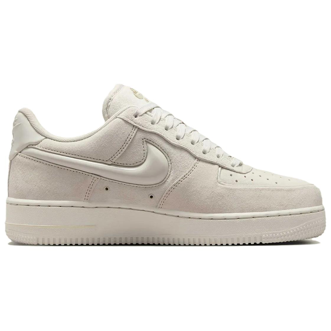 Nike Air Force 1 Low top Skateboard Shoes Women's Light Bone