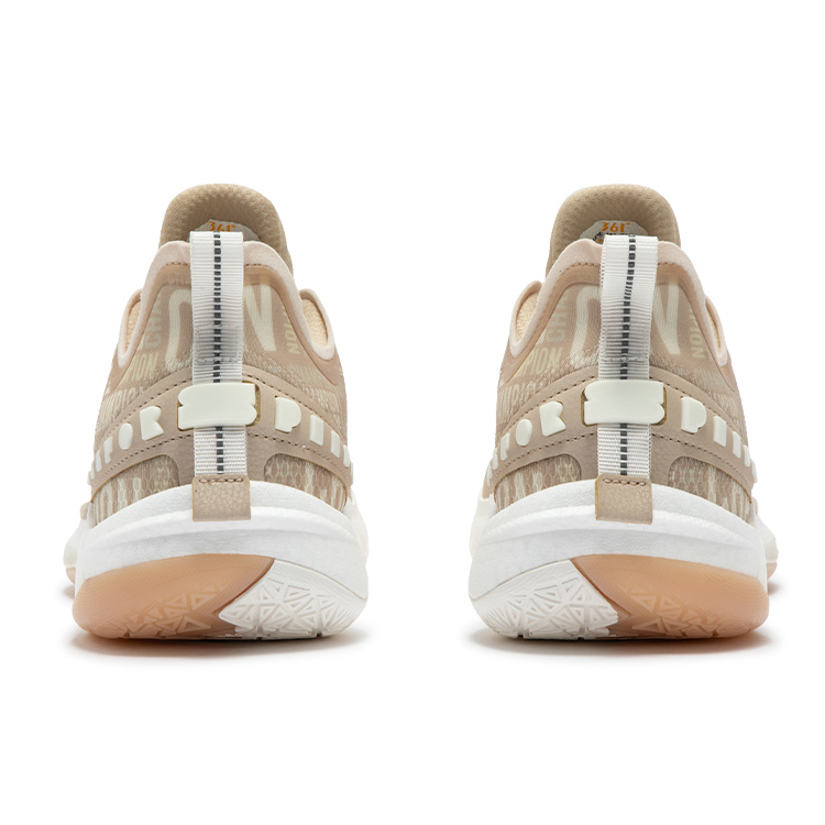 361° BIG3 5.0 Quick PRO Cushioned Wear-Resistant Coverage Low-Top Carbon Plate Basketball Shoes Men's White Gold купить в интернет-магазине Yoocart с быстрой доставкой по России.