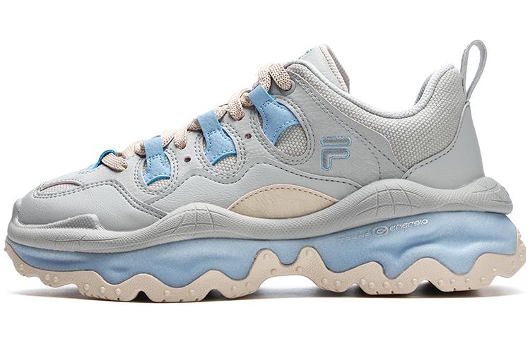 FILA FUSION QD96 Athletic Shoes 'Grey Beige Blue' Women's