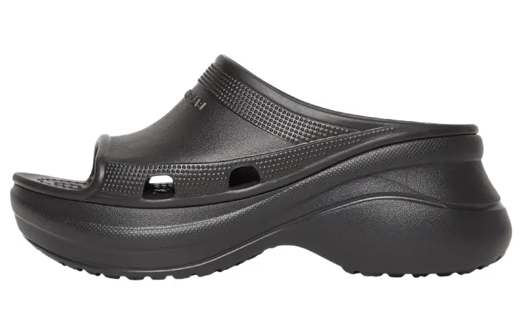 Balenciaga Crocs Pool Slide Sandals 'Black'