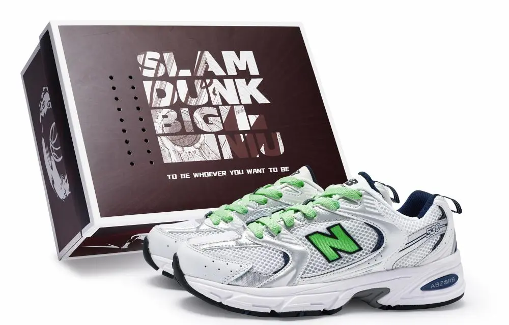 New Balance NB 530 Shock Absorbers Slip Resistant Breathable Low Top Running Shoes Unisex White