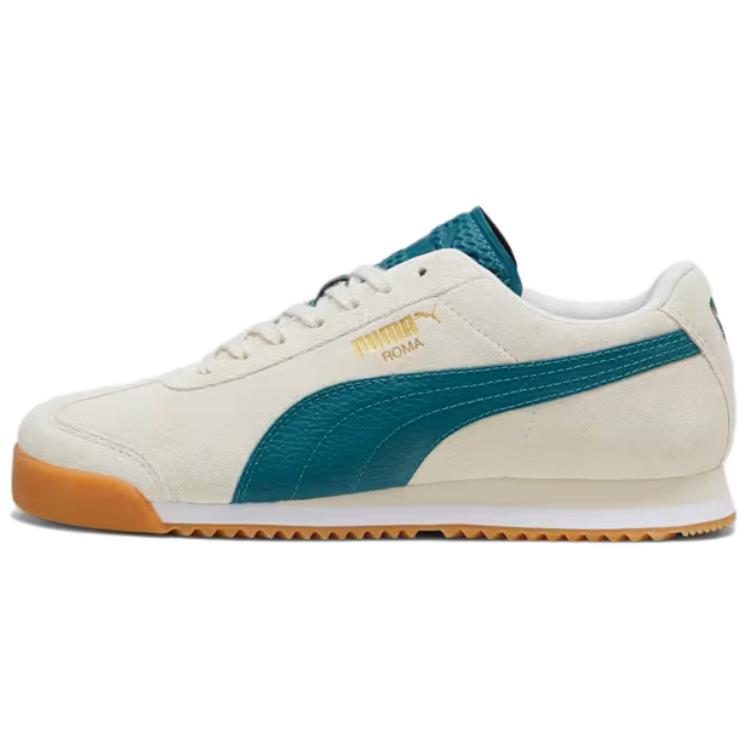 PUMA Roma Anti Slip Wear Resistant Low Top Casual Shoes Unisex Beige