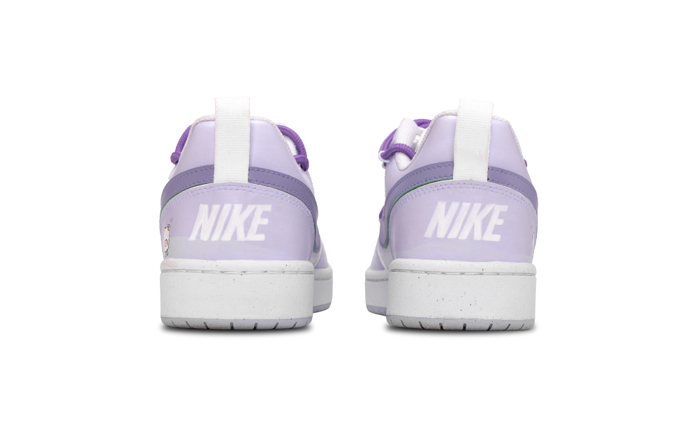 Nike Court Borough Anti Slip Wear Resistant Low Top Skateboard Shoes GS Purple купить в интернет-магазине Yoocart с быстрой доставкой по России.